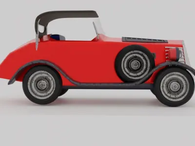 Antique Car 3D model 3