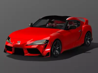 Toyota supra  3D print model
