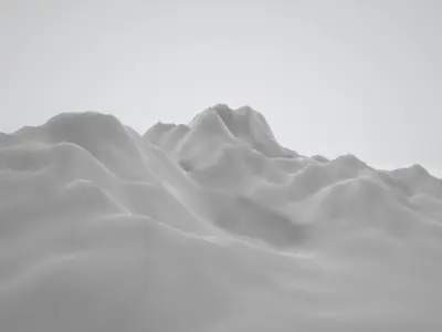 Mountain - Landscape terrain Free low-poly 3D model