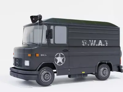 SWAT Mercedes 508 L 3D model