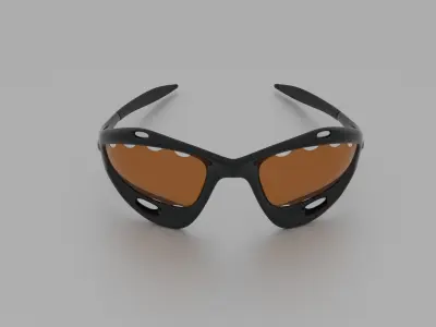Oakley Racing Jacket sunglasses 3D model