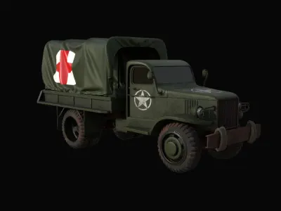 army truck 3D model