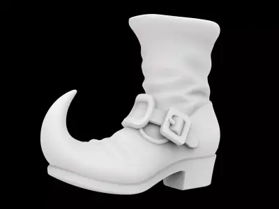 Witch Boot Decoration 3D Print Model 3D print model