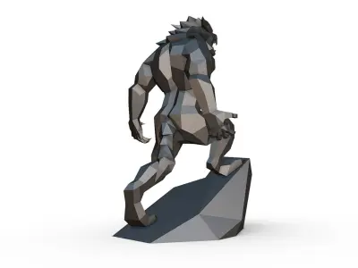 Werewolf 3D print model