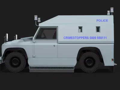 Police Tangi 3D model