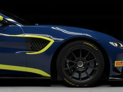 Aston Marin Vantage GT4 3D model