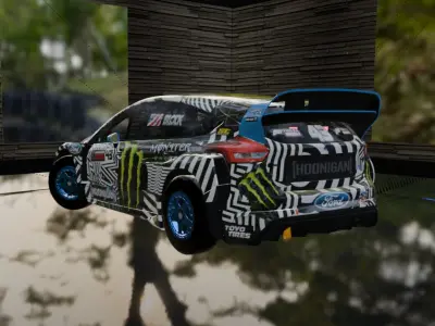 Honigan Ford Focus Low-poly 3D model