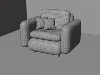 Armchair Free 3D model buy