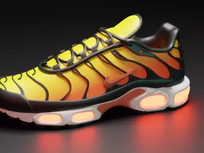 Nike Air Max Plus Og TN Tuned fashion sneaker USEFOR 3D PRINTING 3D print model