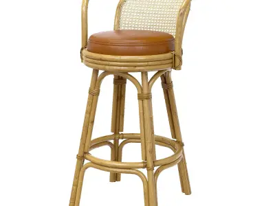 Cuban Barstool Lincoln Brooks 3D model