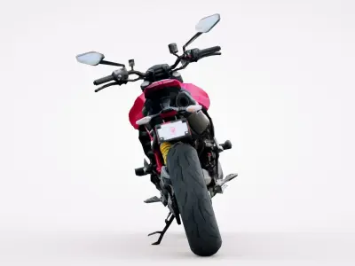 2019 Ducati Hypermotard 950 Low-poly 3D model