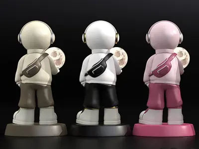 MODERN ASTRONAUT LIGHT 3D model