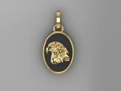 Eagle Pendant 3D print model