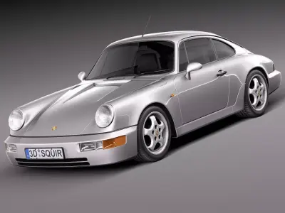 Porsche 911 964 Carrera 1990 3D model