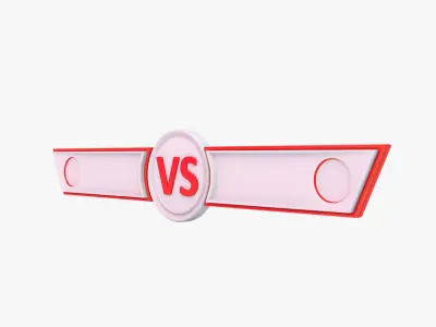 Signboard vs logo 3D model