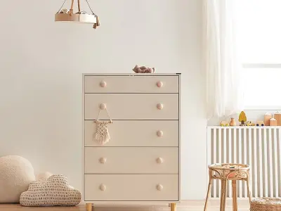 Baby Wardrobe 1600 Baby Wardrobe Set 3D model