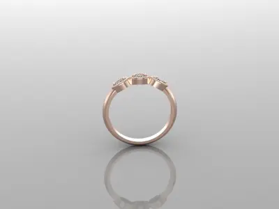 Solitaire Ring Version 1 SR20 3D model