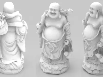 Laughing Buddha Statue for 3d print 3D print model