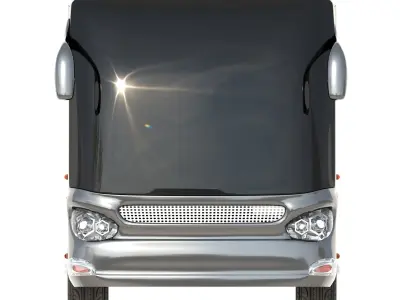 Regular bus 3D model