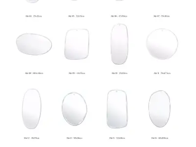 Miroir M nuance Collection Morning Complet Sketchup 3D model