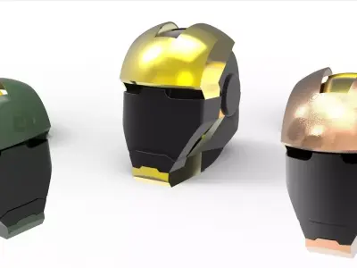 Iron Man Mask Free 3D model