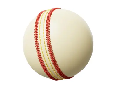 Cricket Ball 3D model