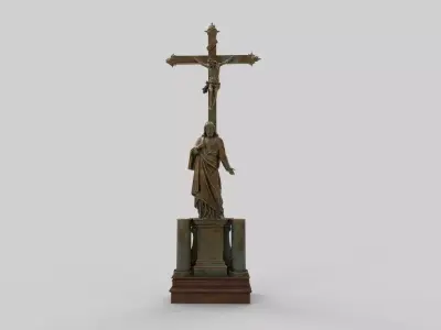 jesus candle holder  3D model