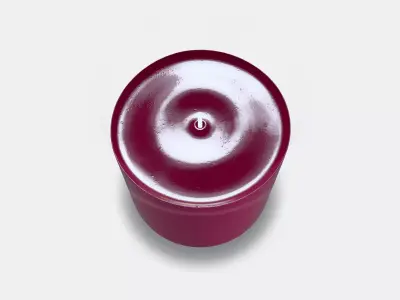 STORTSKON scented candle in a jar Low-poly 3D model