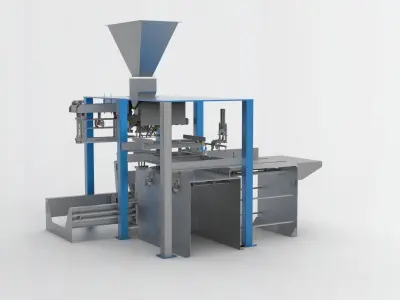 Full automatic bag-making packing machine  3D model