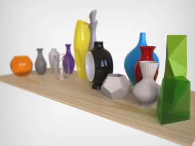 Decorative Vase Collection 3D model
