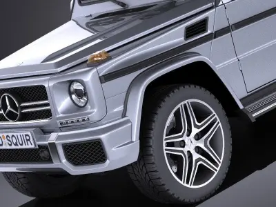 Mercedes G63 AMG 2015 VRAY 3D model