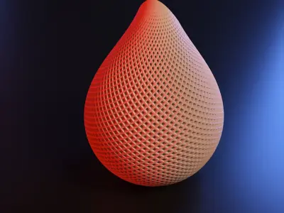 Vase drop 3D print model