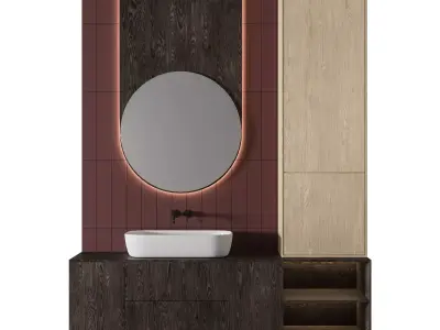 Luxury Bathroom 214 3D model