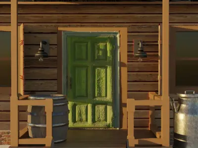 Wooden Shack Free 3D model