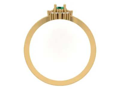 Engagement Ring Free 3D print model 5