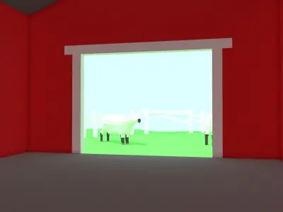 low poly farm by RICHARD HIND Free low-poly 3D model