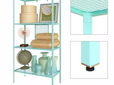 BAGGEBO Shelving unit 3D model