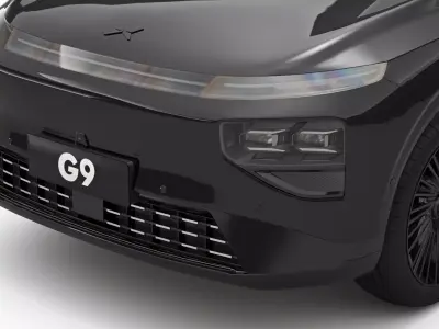 2026 Xpeng G9 with Interior 3D model