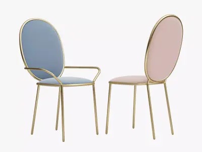 Stay Dining Chair 3D model
