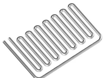 Refrigerator Condenser Coil 3D print model