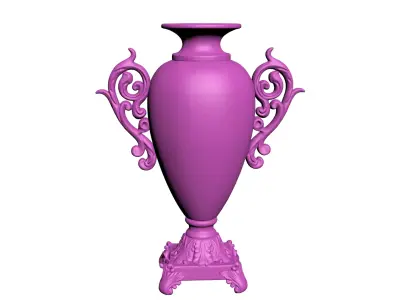 Majestic Flower Vase Collection 3D print model