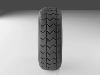 Construction Vehicle Wheel 3D model