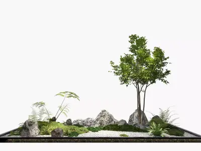 Modern plant 3D model
