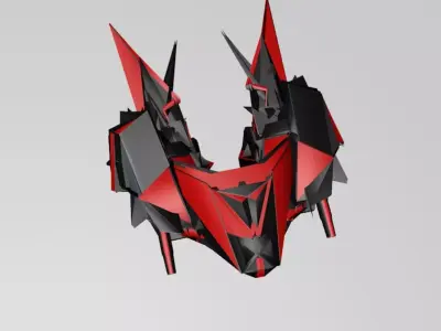 Allien Battleship 3D model