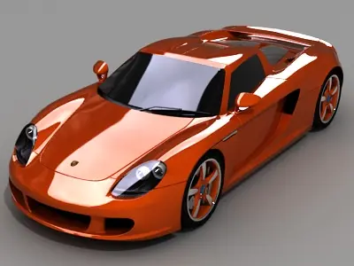 Porsche Carrera GT 3D model