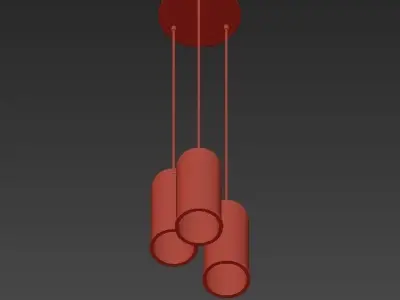 Copper Lamp 3D model