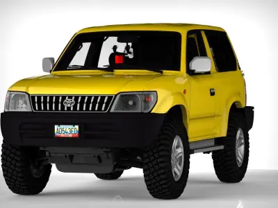 Toyota Meru Higt Poly  3D model
