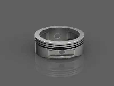 Harley motorcycle piston ring 3d model for 3d printing 3D print 3D print model