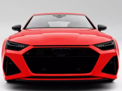 Audi RS7 Sportback 2020 Low-poly 3D model