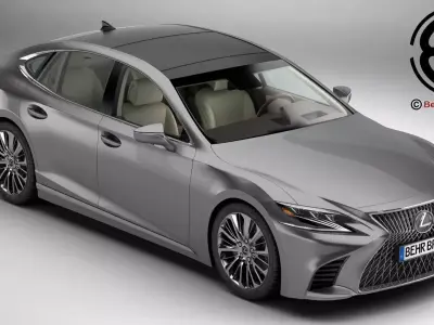 Lexus LS 500 2018 3D model